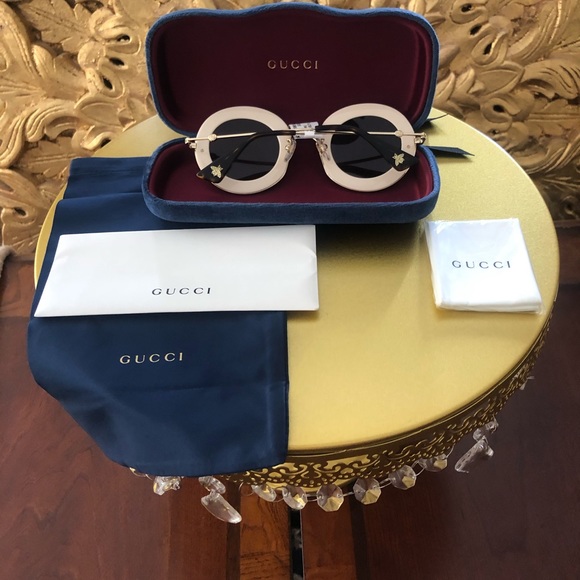 🔥 NEW Gucci Sunglasses GG0113S 002 🔥 - Picture 14 of 16